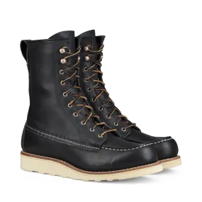 Italian Glam 8-Inch Winter Moc Toe Women's Boots 3424 - Black Boundary