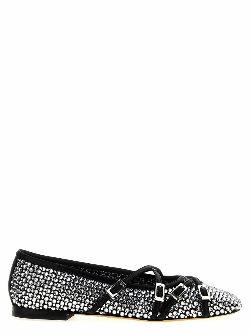 'Crystal Net' Ballet Flats Hidden Alley Chic Sole