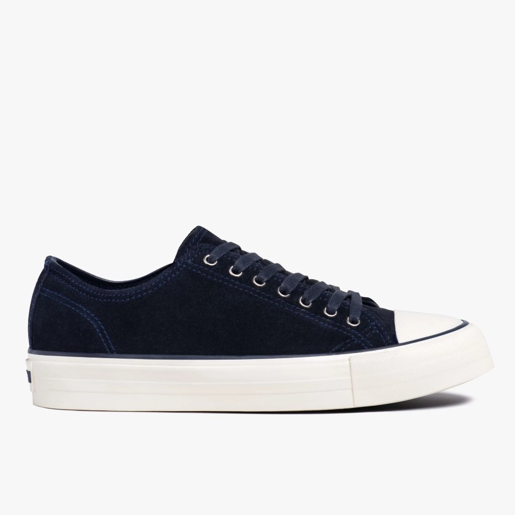 Compression Fit Lining Retro Low Top | Navy