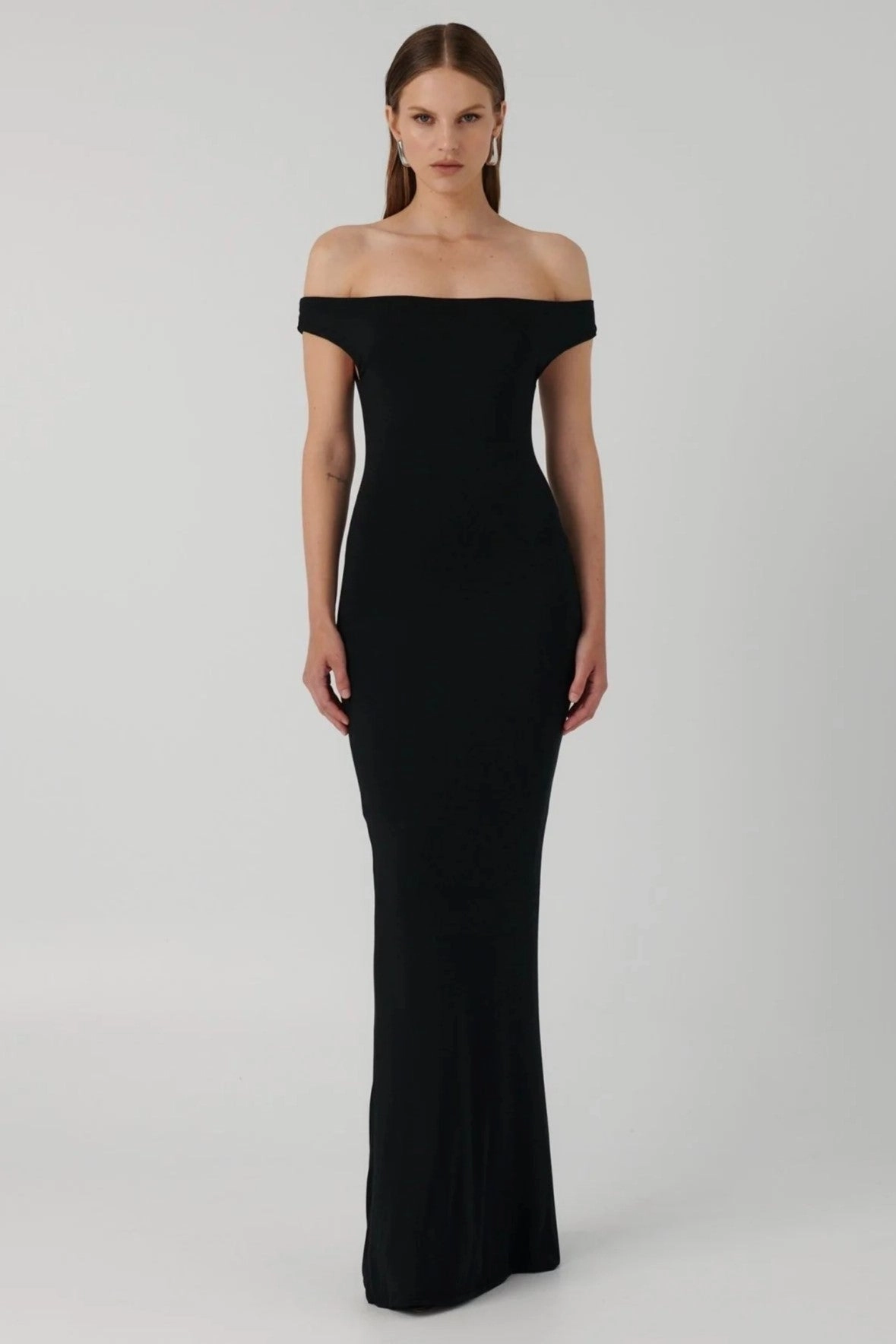 Adalee Maxi Dress - Black Soft Layering