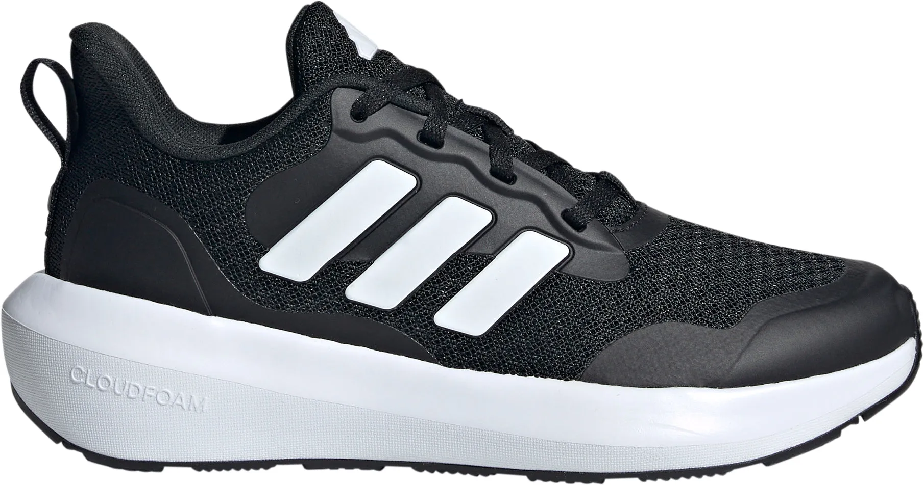 adidas Fortarun 3.0 Junior Running Shoes - Black Wide Toe Box Option