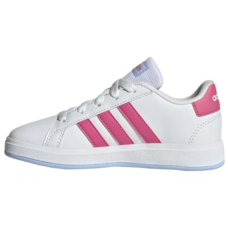 Adidas Grand Court 2.0 Kids Casual Shoes Padded Tongue Design Gym Style