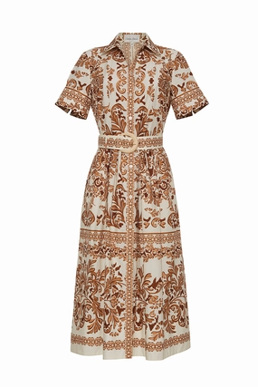 Asymmetrical hem Adina Dress