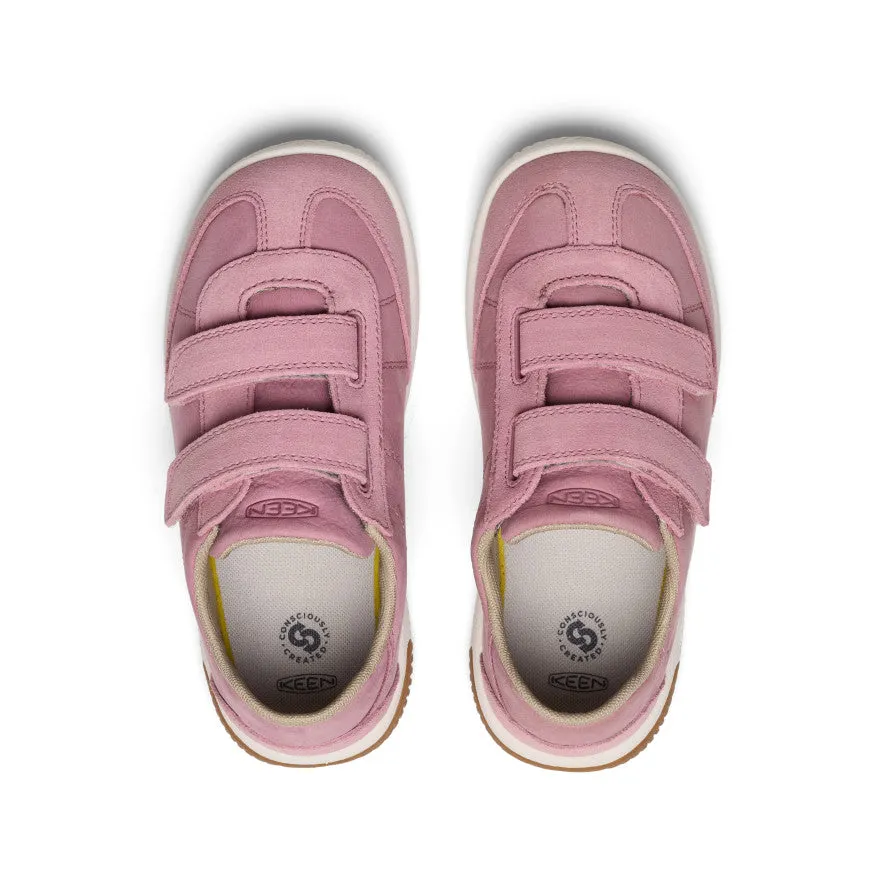 Cozy Vibes Chill Fit Footwear Big Kids' KNX T-Toe Sneaker  |  Lilas/Star White