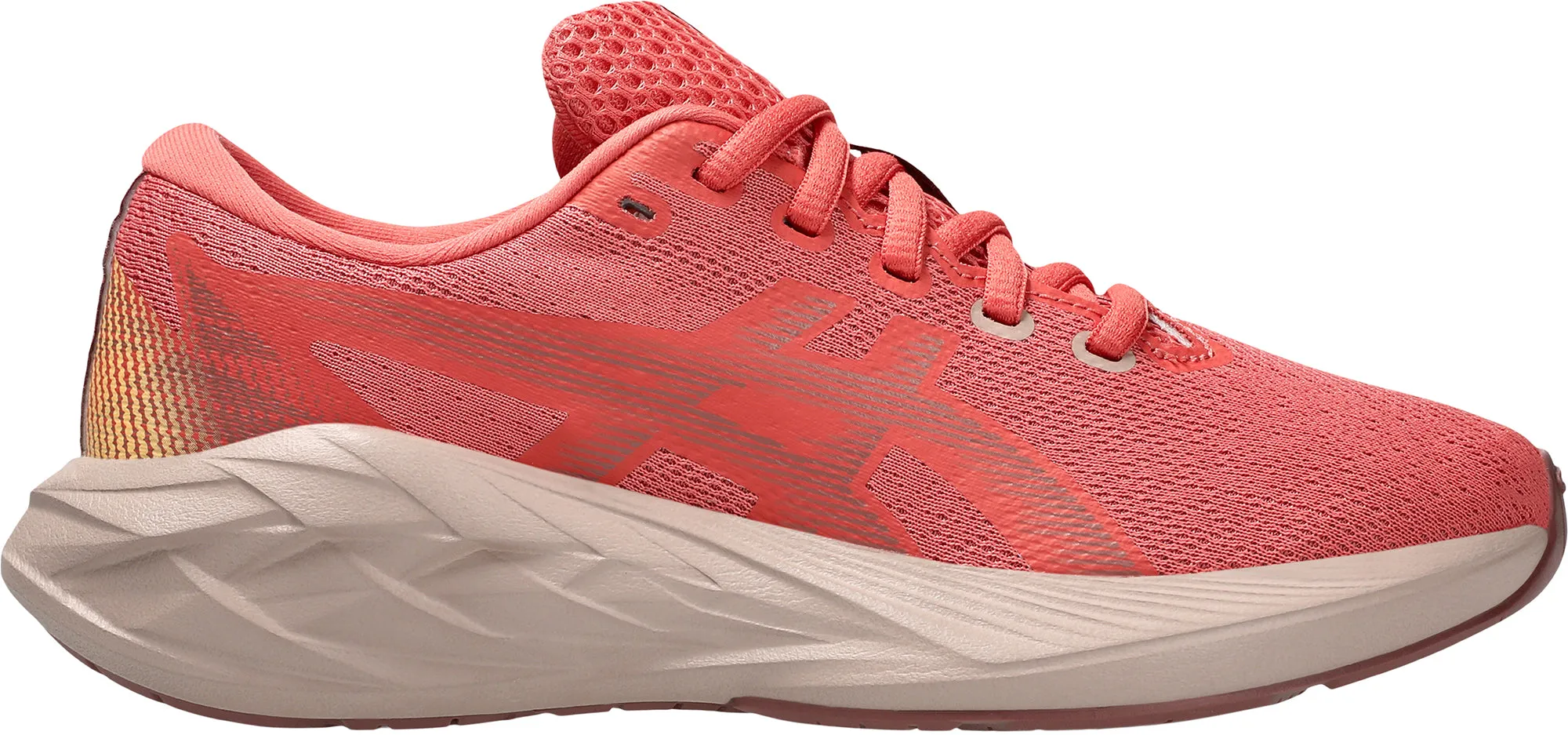 Asics NovaBlast 5 GS Junior Running Shoes - Pink Footbeds With Airflow