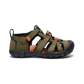 Little Kids' Seacamp II CNX  |  Dark Olive/Gold Flame Good Grip