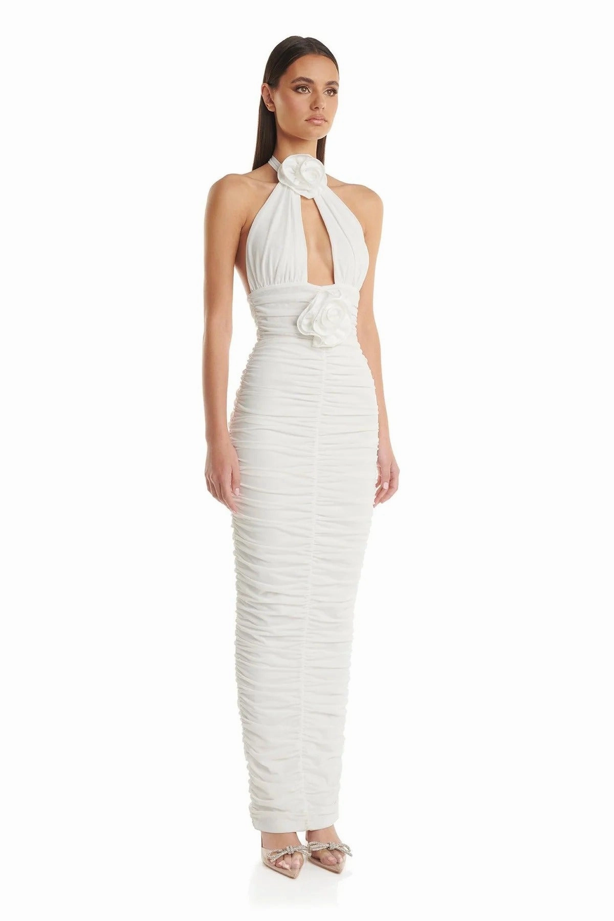 Alanna Dress - White Chill Design Flattering Shape Look