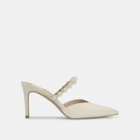 Quick Drying KANIKA PEARL HEELS VANILLA SILK