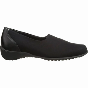 Market Glow Design Show Women's Traveler Stretch Fabric Shoes In Black
