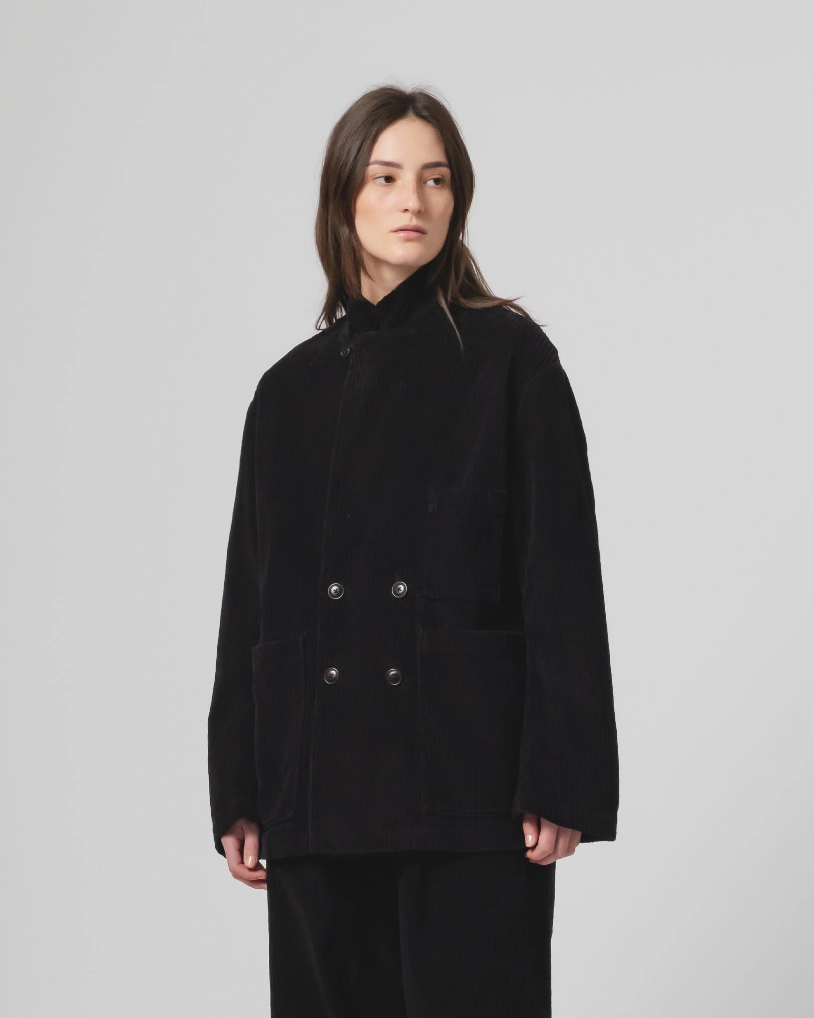 Chill Resistant suitable for graduations G.o.D Maxi Blazer Dream Cord Black