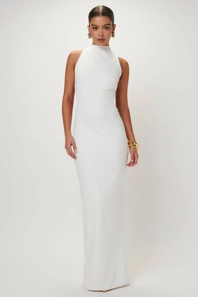 Ambre Gown - White Fashionable Design