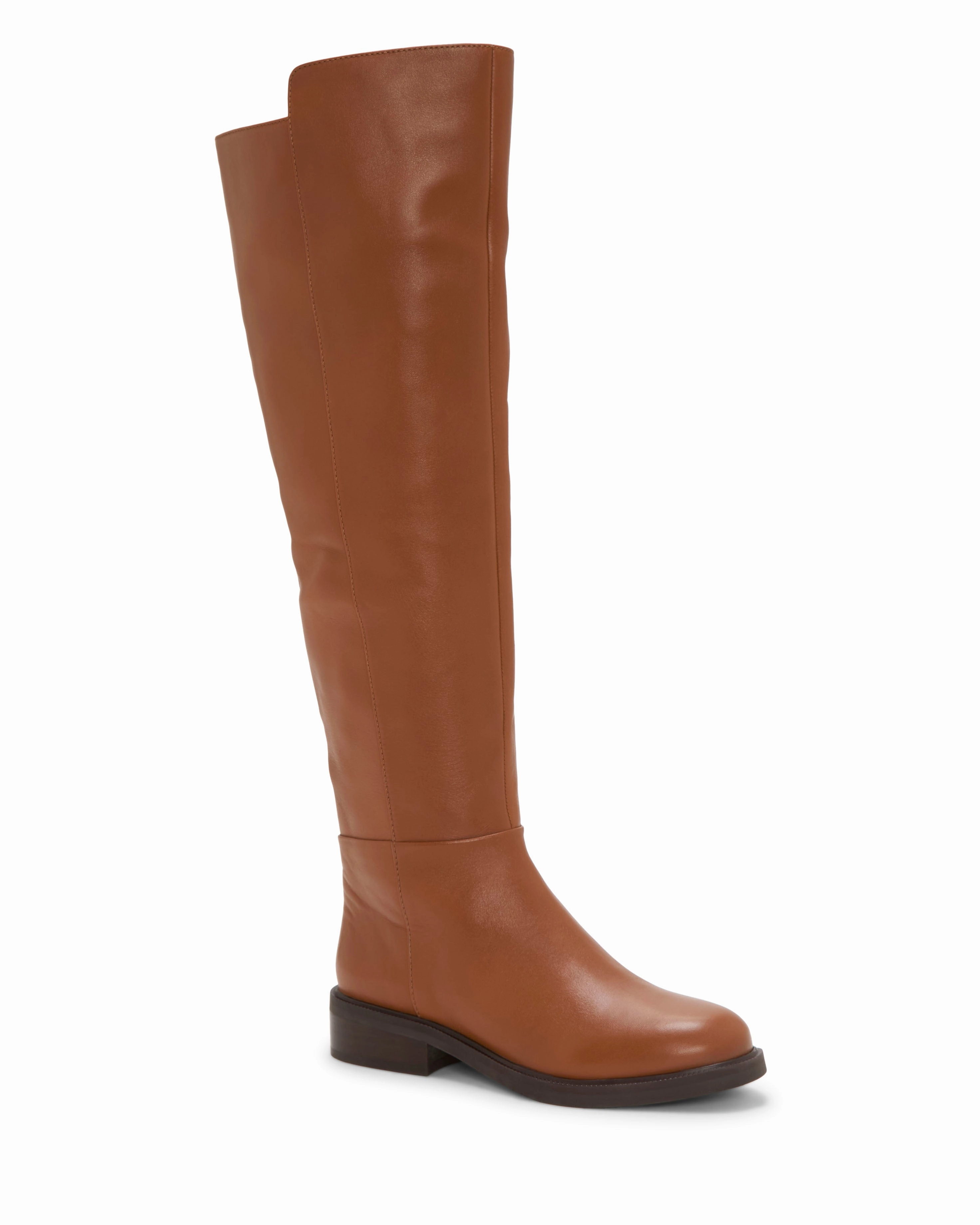 Amiyah Extra Wide Calf Knee High Riding Boot Lace-Up Closure