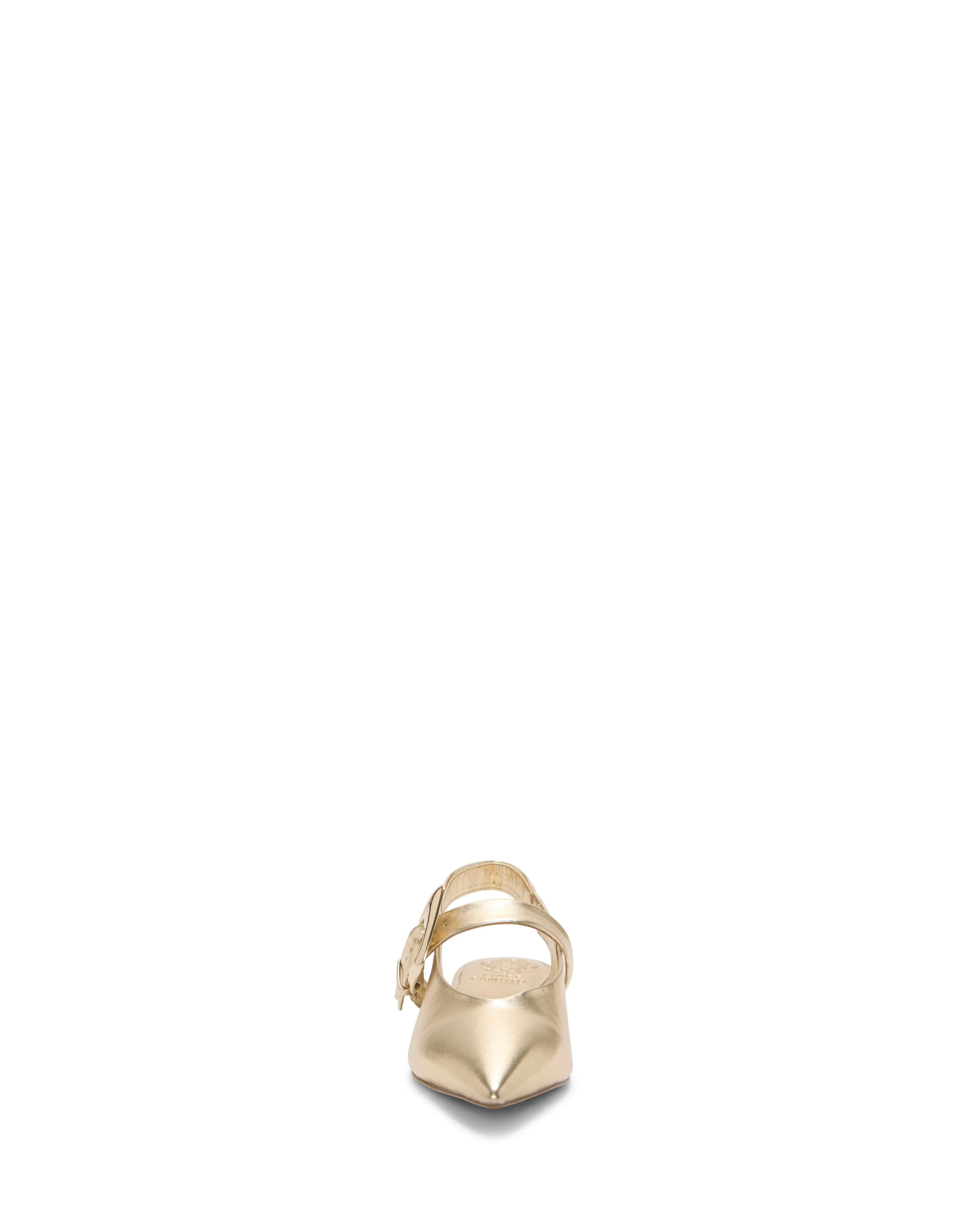 Amoret Buckle Slingback Mule Slim Profile