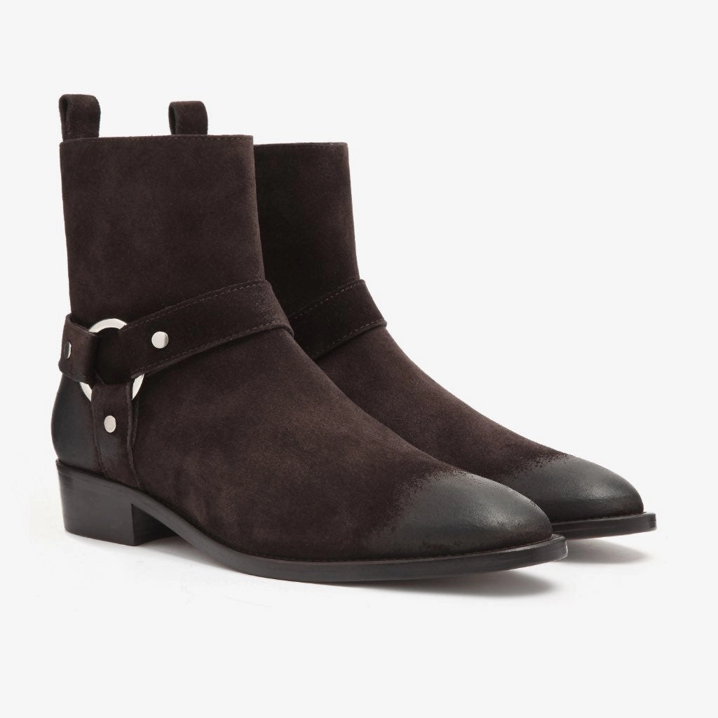Harness | Dark Brown Suede Freelancer
