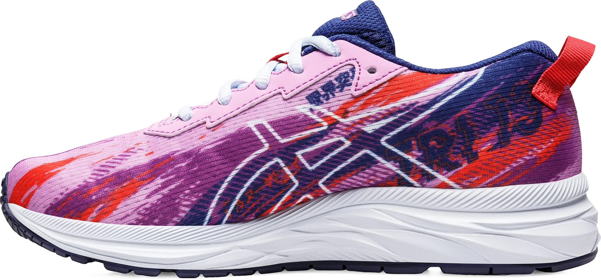 running shoes for marathons Slip Resistant Tech Asics Gel Noosa Tri 13 GS Junior Running Shoes - Pink