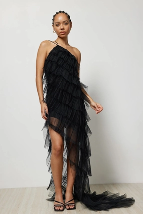 Astra Dress - Black Modern Movement Beachwear