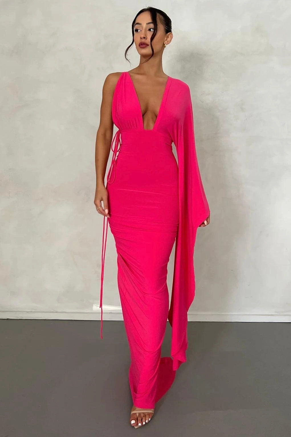 Day Magic Athena Gown - Fuchsia