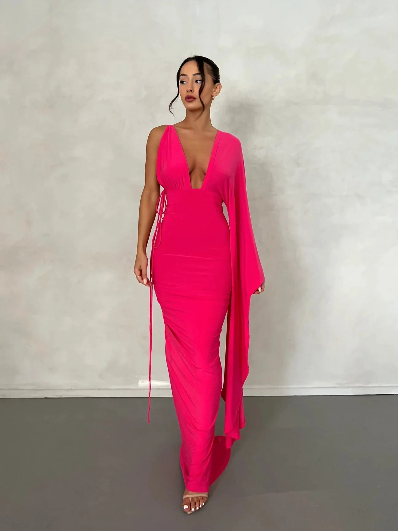 Athena Gown - Fuchsia Mood Booster