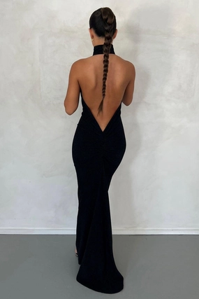 All Season Style Aurora Gown - Black Foil