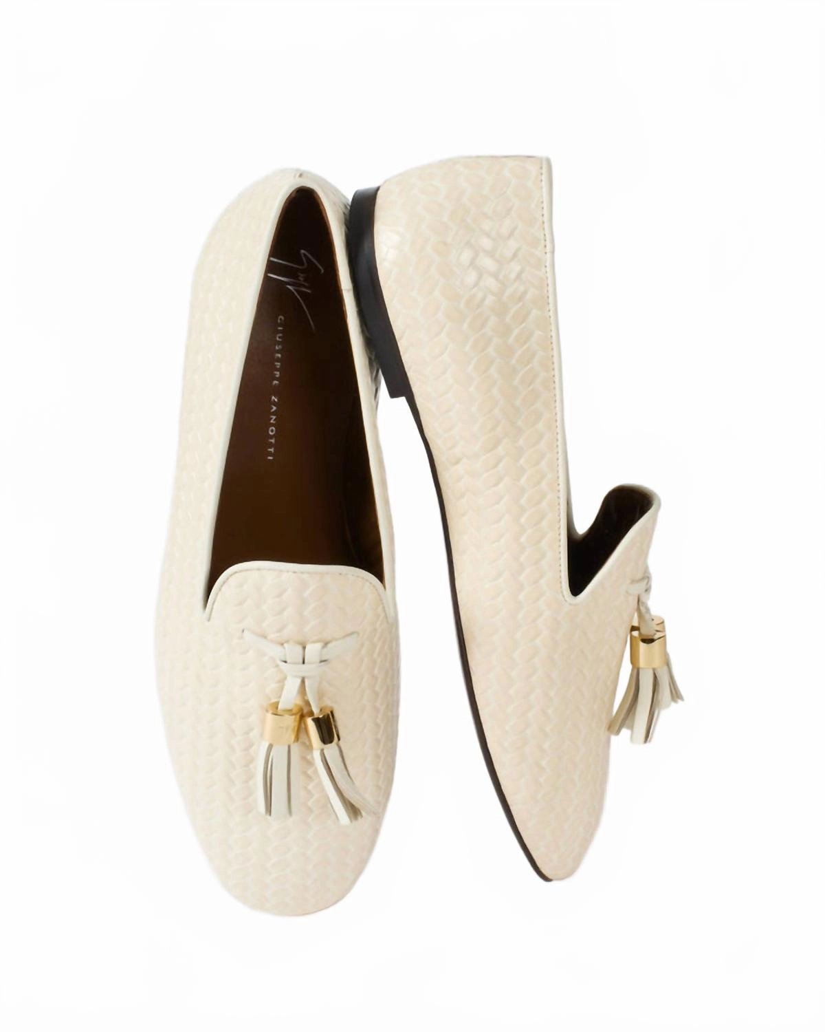 Women's Amanda Flats In Off White family event Party Glow