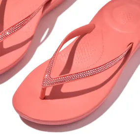 I-Qushion Sparkle Flip Flops Comfortable Outdoor Adventure