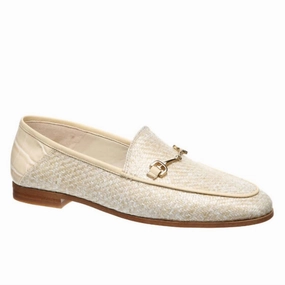 Marina Walk Women's Loraine Bit Loafer In Eggshell Woven