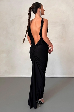 Fall Piece Dreamy Touch Bella Dress - Black