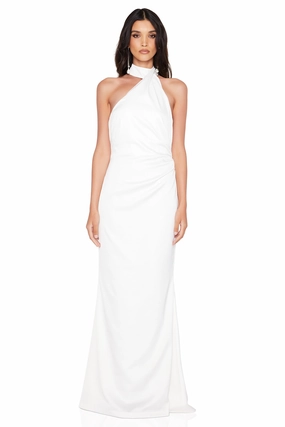 Nookie Entice Gown - Ivory Fashionable Layers Cozy Touch