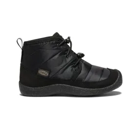 Big Kids' Howser II Waterproof Chukka  |  Black/Black Stable Support Weather Resistant User