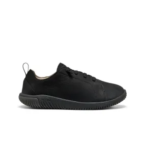 Comfortable Stride Big Kids' KNX Leather Sneaker  |  Triple Black