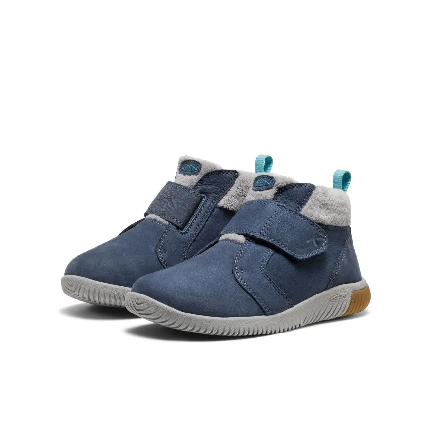 Effortless Slip-Ons Big Kids' KNX Middie   |  Vintage Indigo/Alloy