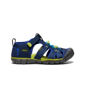 Big Kids' Seacamp II CNX  |  Naval Academy/Chartreuse Comfortable Travel Footwear Slip-Resistant Sole