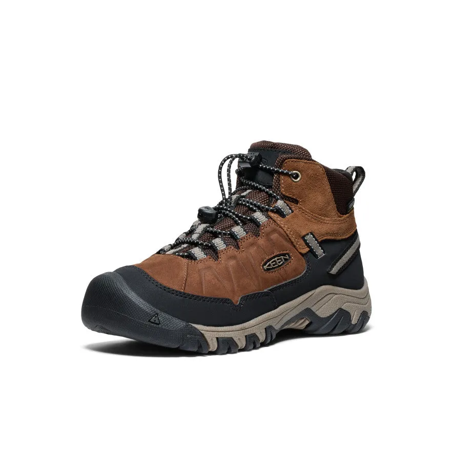 Athletic Appeal Big Kids' Targhee IV Waterproof Hiking Boot  |  Bison/Brindle