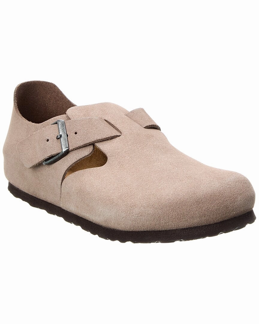 Airy Sole Birkenstock London BS Narrow Fit Suede Clog