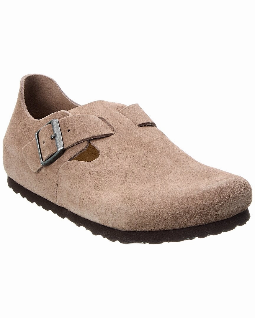 Birkenstock London BS Suede Clog Comfortable Casual Shoes Sport Mode