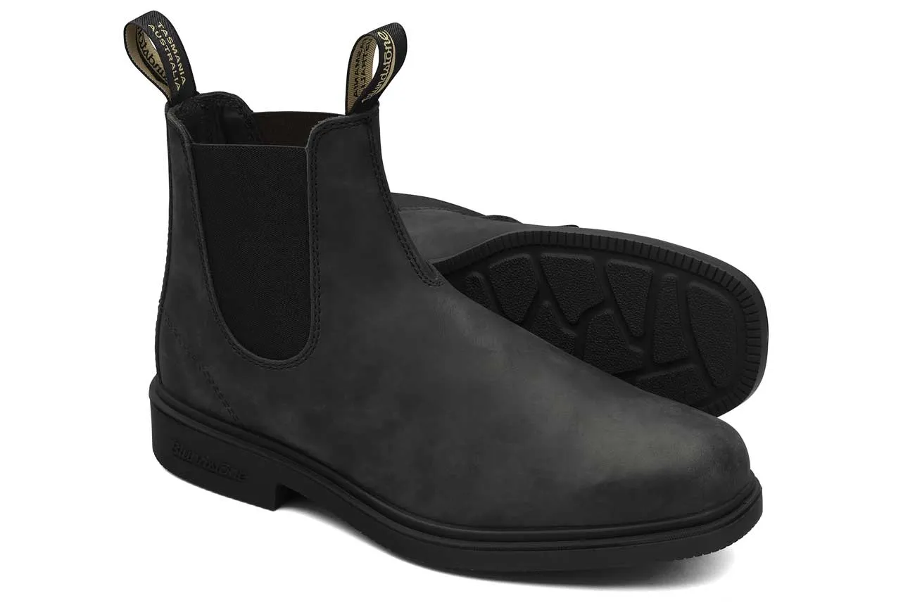 Blundstone #1308 Rustic Black Functional Build Comfortable Heel Counter