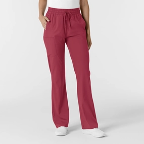 Air Comfort Boundless Women's Bootcut Scrub Pant - Ruby