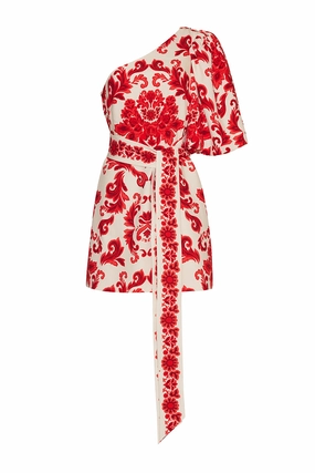 Lucia Mini Dress High-waist Shine Moment