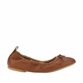 Style Seek Brown Ballet Flats With Elegant Bow