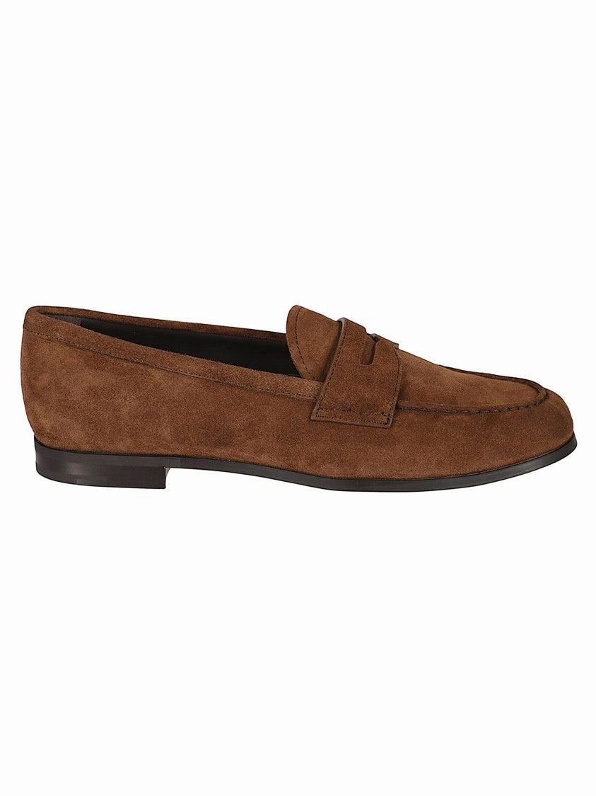 orthopedic Brown Suede Natalie Moccasin With Leather