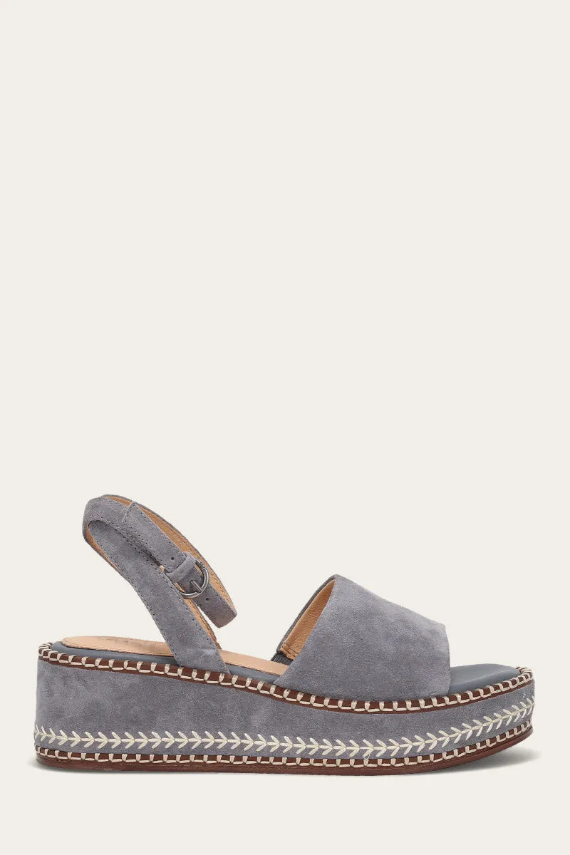 Joy Ankle Strap Platform Sandal Comfortable Slip-Ons