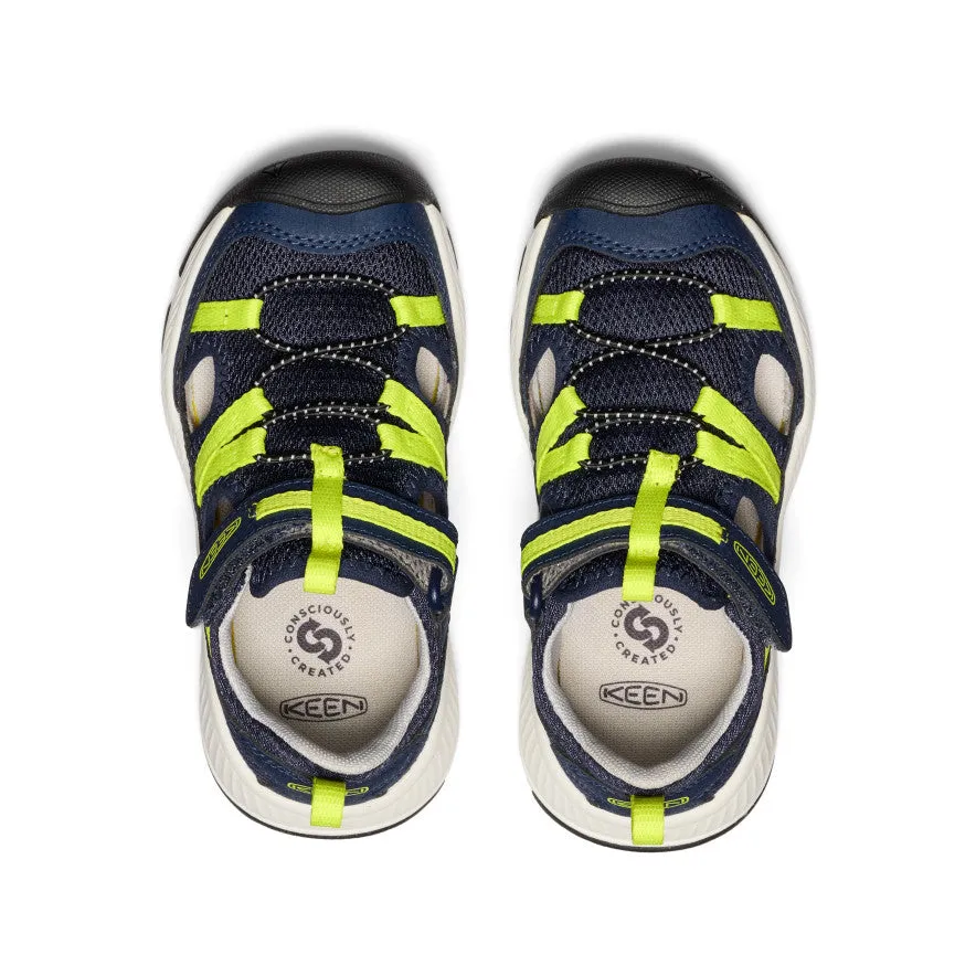 Little Kids' Motozoa Sandal  |  Naval Academy/Evening Primrose Ergonomic Support Open Steps