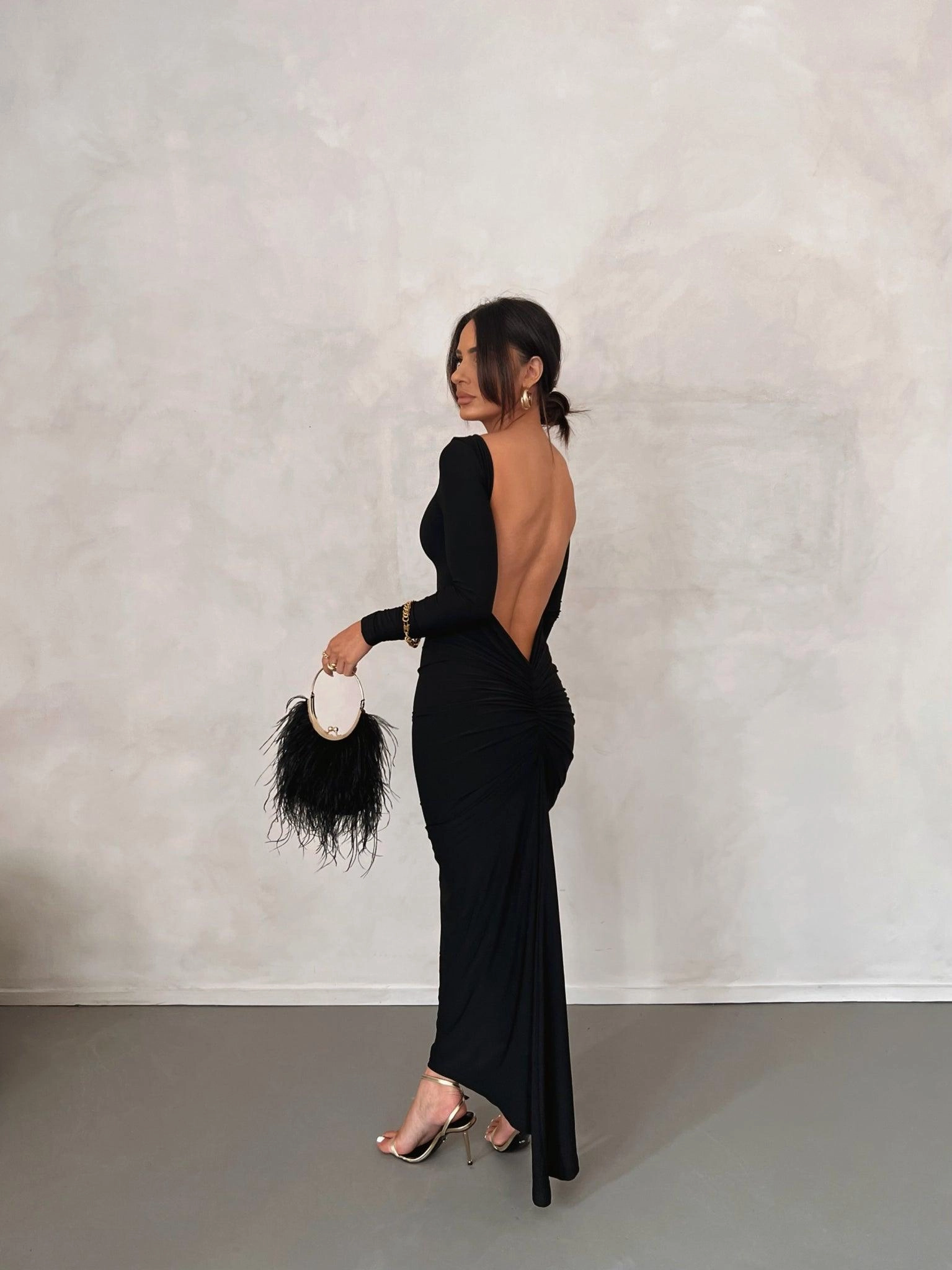 Timeless Fit Refined Stitch Camila Dress - Black