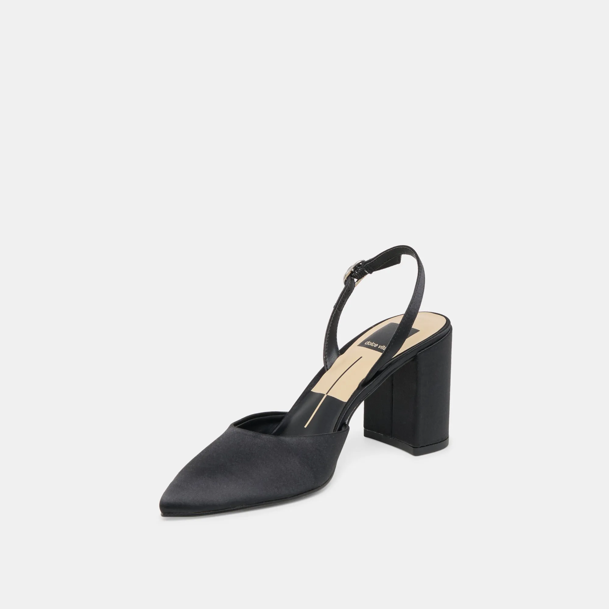 CAREL HIGH HEELS ONYX SATIN Occasion Shoes