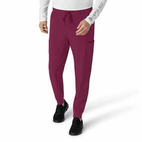 Outdoor Essentials Carhartt Force Cross-Flex Men's Jogger Scrub Pant - Wine