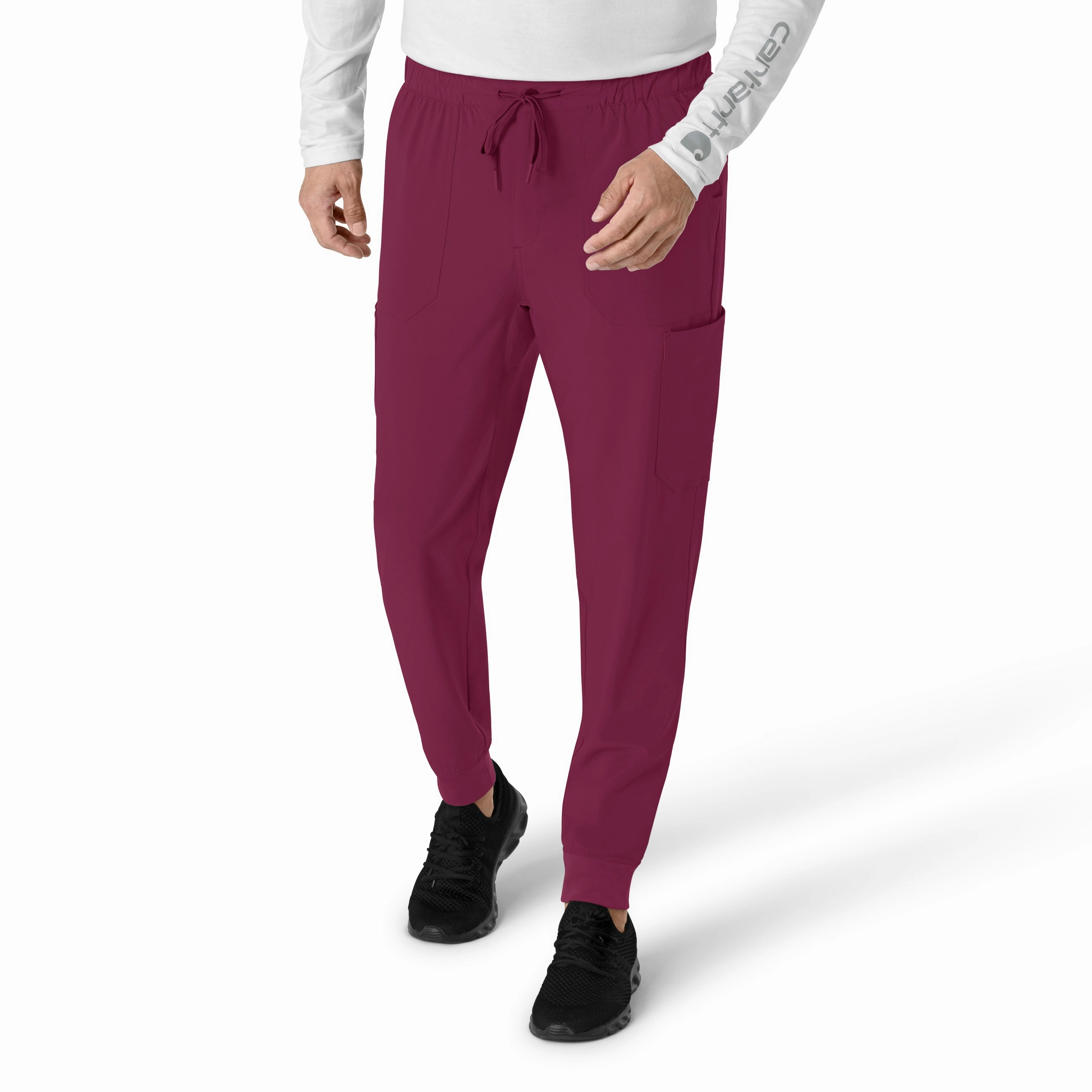 Outdoor Essentials Carhartt Force Cross-Flex Men's Jogger Scrub Pant - Wine