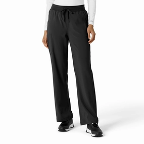 Carhartt Force Cross-Flex Women's Boot Cut Scrub Pant - Black Move Freely Cozy Stretch Fit