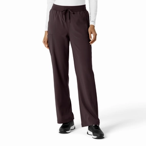 Carhartt Force Cross-Flex Women's Boot Cut Scrub Pant - Dark Sepia Versatile Fit