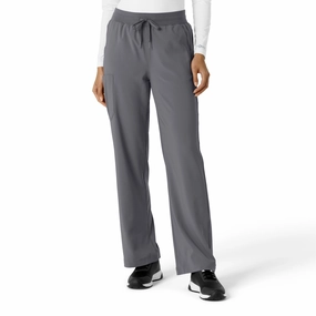 Carhartt Force Cross-Flex Women's Boot Cut Scrub Pant - Pewter Cozy Material