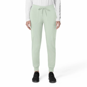 Wrinkle Resistant Finish Carhartt Force Cross-Flex Women's Cargo Jogger Scrub Pant - Big Sky